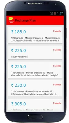 Recharge Plan android App screenshot 0