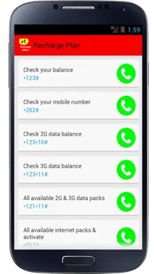 Recharge Plan android App screenshot 2