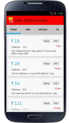 Recharge Plan android App screenshot 4